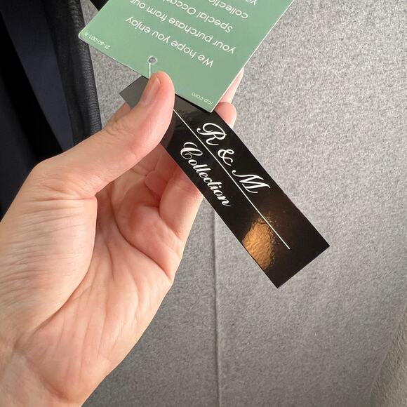 R&M Collection Cardigan Women Size 8 Dark Blue Casual Top Ladies - Picture 9 of 12